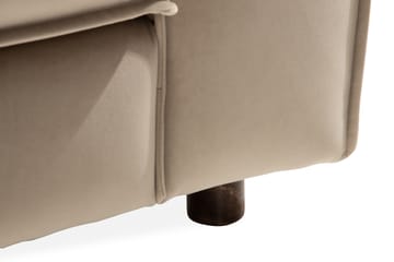 Fløyelssofa Leonora 4-seter - Beige - Møbler - Sofaer - Fløyelssofaer