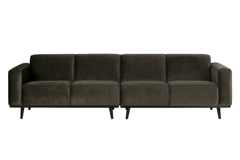 Fløyelssofa Nowell 4-seter - Grønn - Møbler - Sofaer - Fløyelssofaer