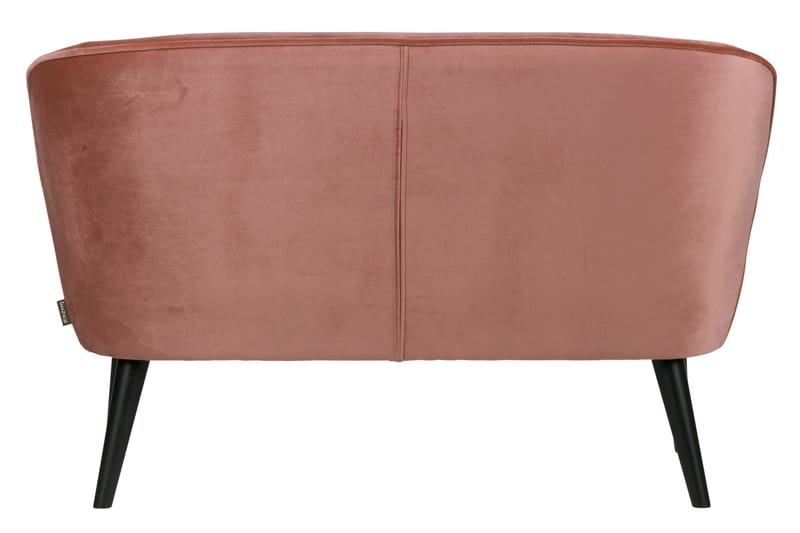 Fløyelssofa Vintage Asra - Rosa - Møbler - Sofaer - Fløyelssofaer