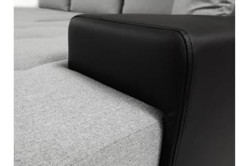 Hjørnesofa Ianto - Mörkblå - Møbler - Sofaer - Fløyelssofaer