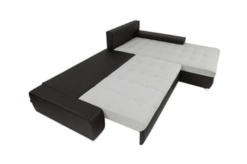 Hjørnesofa Ianto - Mörkblå - Møbler - Sofaer - Fløyelssofaer