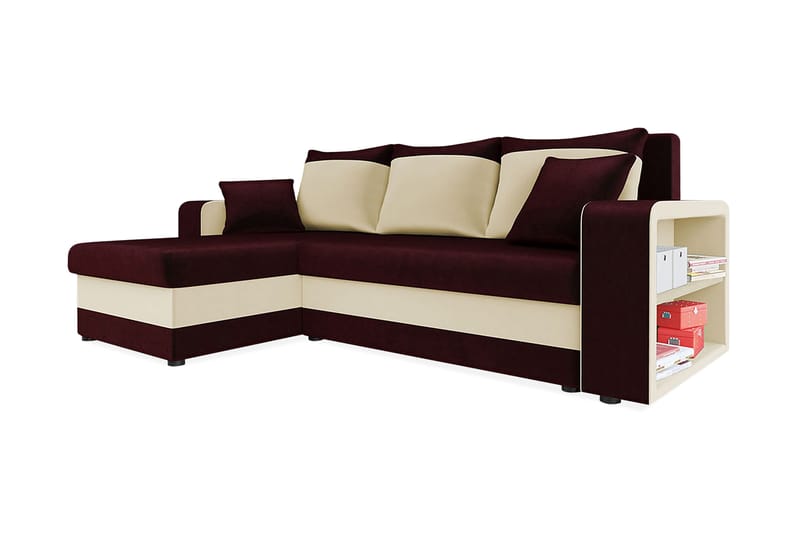 Hjørnesofa Karstad - Sovesofa divan - Fløyelssofaer