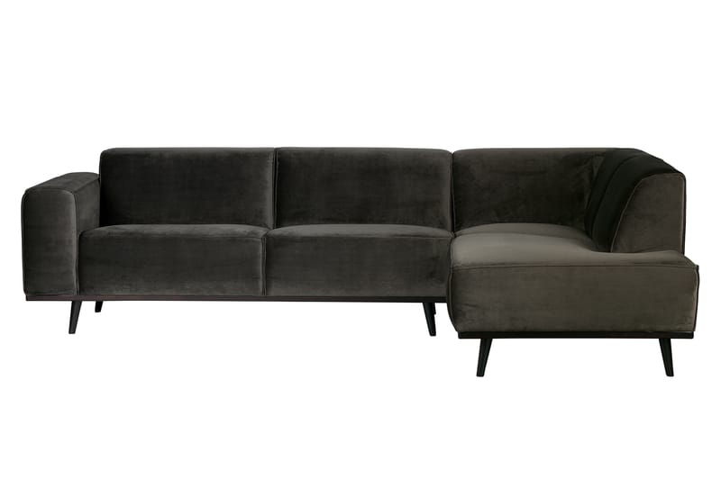 Hjørnesofa Nowell Høyre - Grønn - Møbler - Sofaer - Fløyelssofaer