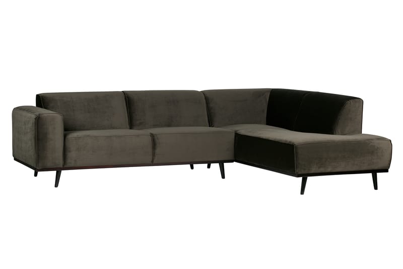 Hjørnesofa Nowell Høyre - Grønn - Møbler - Sofaer - Fløyelssofaer