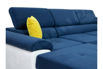 Hjørnesofa Urvalla Høyre - Grå - Møbler - Sofaer - Fløyelssofaer