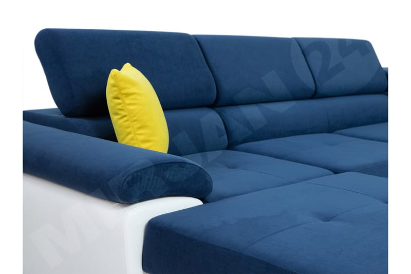 Hjørnesofa Urvalla Høyre - Grå - Møbler - Sofaer - Fløyelssofaer