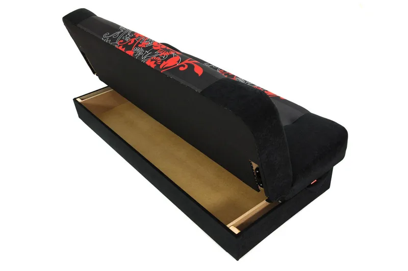 Jonas Sovesofa 195x87x86 cm - Rød - Møbler - Sofaer - Sovesofaer - 3 seters sovesofa