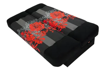 Jonas Sovesofa 195x87x86 cm - Rød - Møbler - Sofaer - Sovesofaer - 3 seters sovesofa