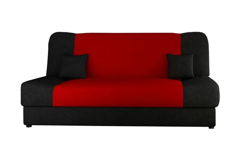 Jonas Sovesofa 195x87x86 cm, Rød