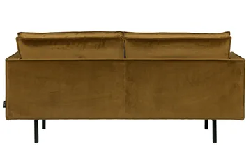 Lissbon 2,5-seters Fløyelssofa - Honninggul - Møbler - Sofaer - Fløyelssofaer