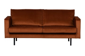 Lissbon 2,5-seters Fløyelssofa - Rust - Møbler - Sofaer - Fløyelssofaer