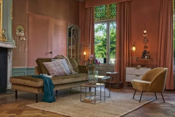 Lissbon Dagseng Høyre - Gul - Møbler - Sofaer - Fløyelssofaer