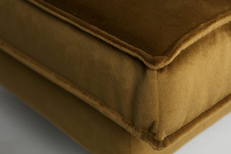 Lissbon Dagseng Høyre - Gul - Møbler - Sofaer - Fløyelssofaer