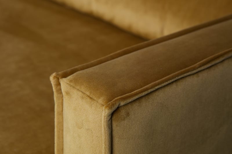 Lissbon Dagseng Høyre - Oker - Møbler - Sofaer - Fløyelssofaer