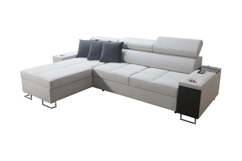 Morenia 3-seters Hjørnesovesofa Venstre, Hvit