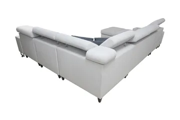 Morenia 4-seters Hjørnesovesofa Høyre - Hvit - Møbler - Sofaer - Fløyelssofaer