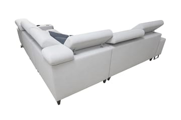Morenia 4-seters Hjørnesovesofa Høyre - Hvit - Møbler - Sofaer - Fløyelssofaer