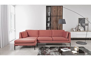 Ocean Hjørnesofa Høyre - Rosa - Møbler - Sofaer - Fløyelssofaer