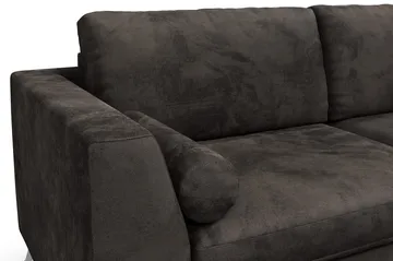 Ocean Lyx 3-seter Sofa - Mørkegrå/Fløyel - Møbler - Sofaer - Fløyelssofaer