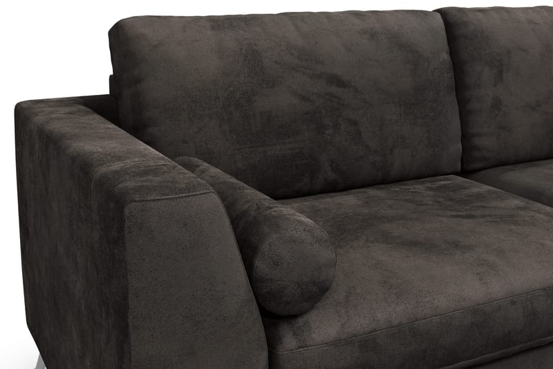 Ocean Lyx 3-seter Sofa - Mørkegrå/Fløyel - Møbler - Sofaer - Fløyelssofaer