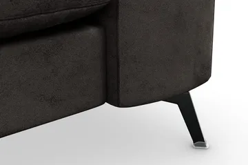 Ocean Lyx 3-seter Sofa - Mørkegrå/Fløyel - Møbler - Sofaer - Fløyelssofaer