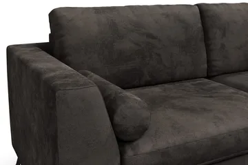 Ocean Lyx 3-seter Sofa - Mørkegrå/Fløyel - Møbler - Sofaer - Fløyelssofaer