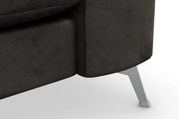 Ocean Lyx 3-seter Sofa - Mørkegrå/Fløyel - Møbler - Sofaer - Fløyelssofaer