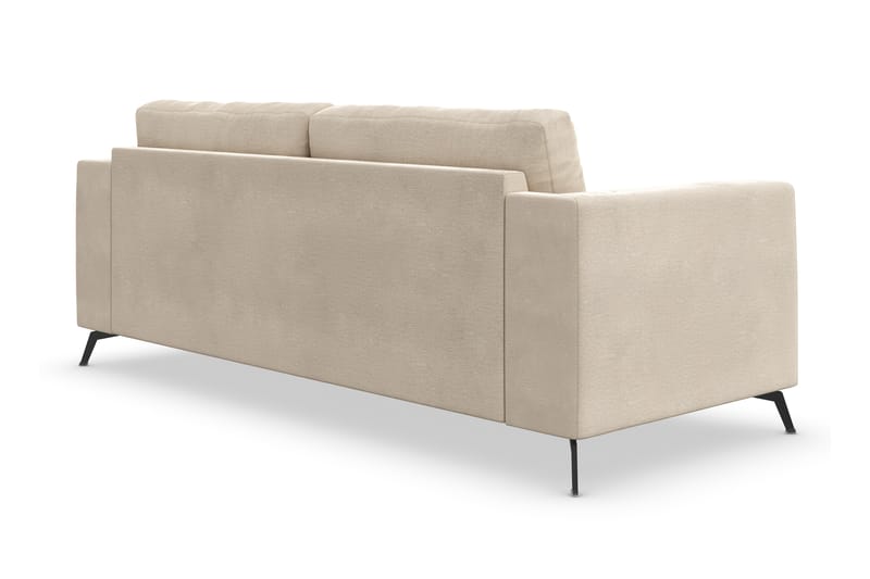 Ocean Lyx 3-seters Fløyelssofa - Beige - Møbler - Sofaer - Fløyelssofaer