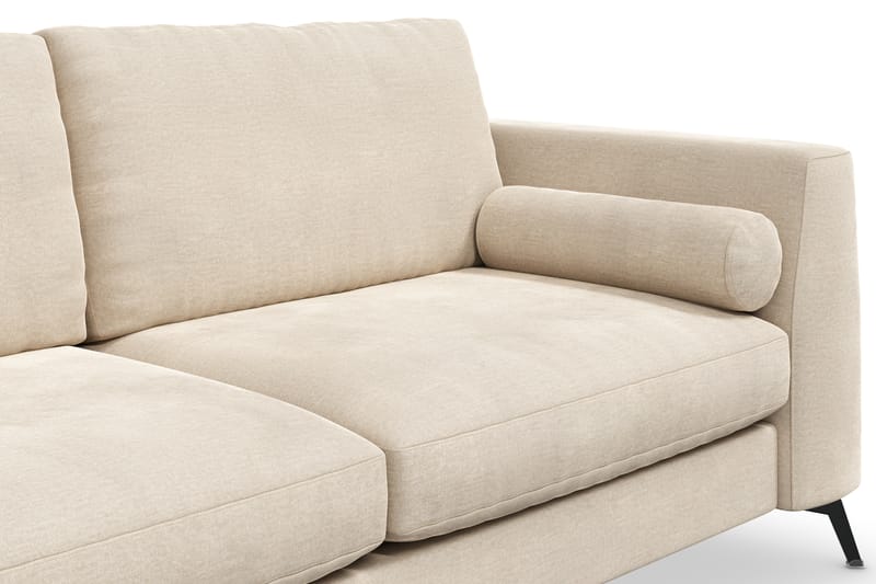 Ocean Lyx 3-seters Fløyelssofa - Beige - Møbler - Sofaer - Fløyelssofaer