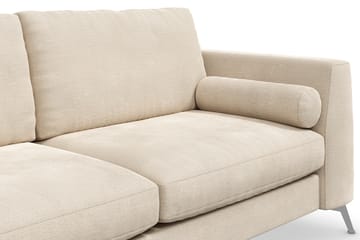 Ocean Lyx 3-seters Fløyelssofa - Beige - Møbler - Sofaer - Fløyelssofaer