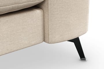 Ocean Lyx 3-seters Fløyelssofa - Beige - Møbler - Sofaer - Fløyelssofaer
