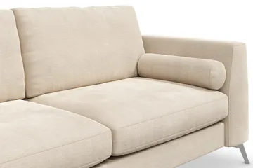 Ocean Lyx 3-seters Fløyelssofa - Beige - Møbler - Sofaer - Fløyelssofaer