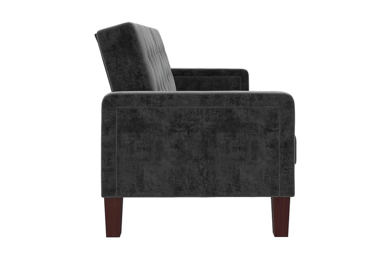 Porter 2-seters Sovesofa Fløyel/Grå - Dorel Home - Møbler - Sofaer - Fløyelssofaer