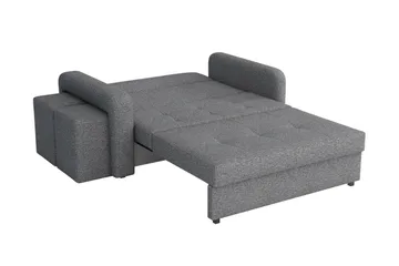 Ramdalen 2-seters Sovesofa Venstre - Fløyel/Svart - Møbler - Sofaer - Sovesofaer - 2 seters sovesofa