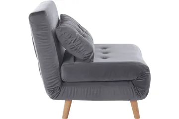 Sanremo Dagseng Singel - Grå - Møbler - Sofaer - Fløyelssofaer