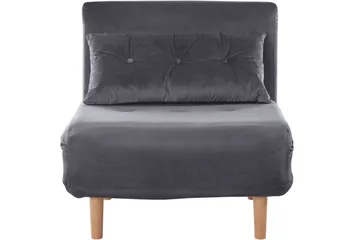 Sanremo Dagseng Singel - Grå - Møbler - Sofaer - Fløyelssofaer