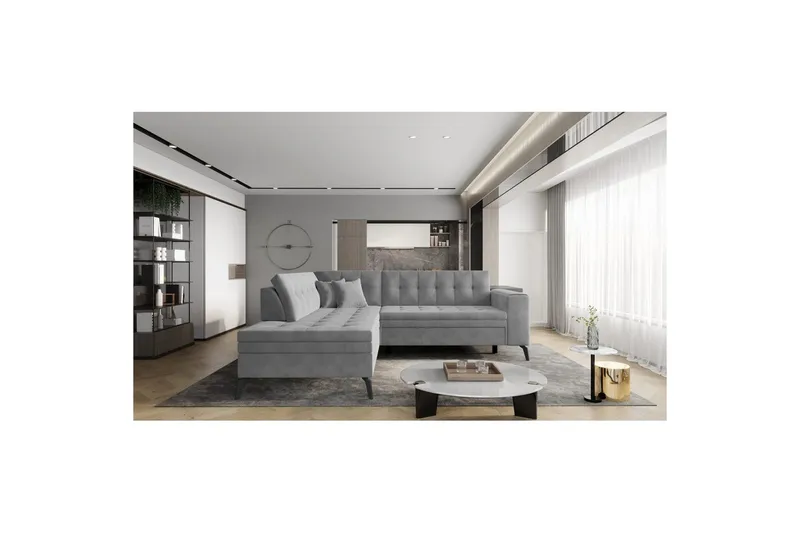 Seksjon Eltap Lanvin 260x210x93 cm, Sola 4, Venstre