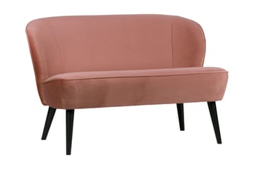 Serra Fløyelssofa Vintage - Rosa - Møbler - Sofaer - Fløyelssofaer