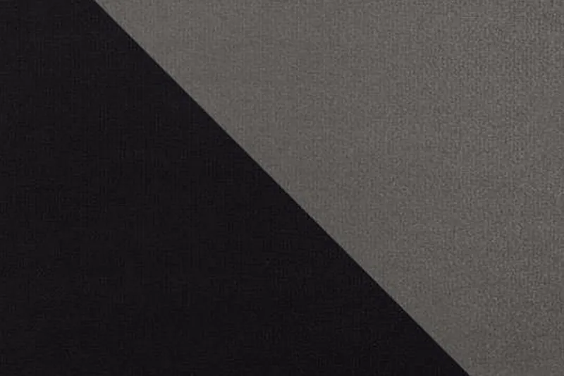 Skatteg Sofa med Puff - Svart|Grå - Møbler - Sofaer - Sovesofaer - Hjørnesovesofa