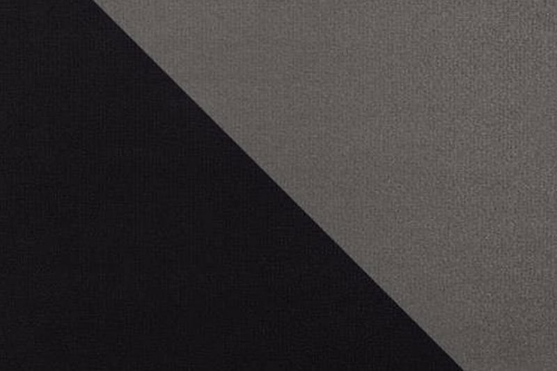 Skatteg Sofa med Puff - Svart|Grå - Møbler - Sofaer - Sovesofaer - Hjørnesovesofa