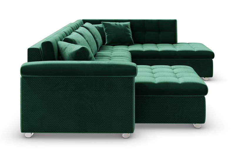Sororia Hjørnesovesofa Divan Venstre - Møbler - Sofaer - Fløyelssofaer