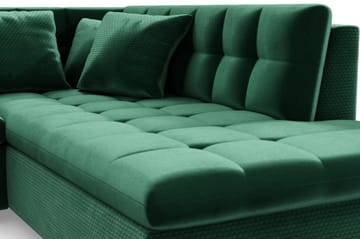 Sororia Hjørnesovesofa Divan Venstre - Møbler - Sofaer - Fløyelssofaer