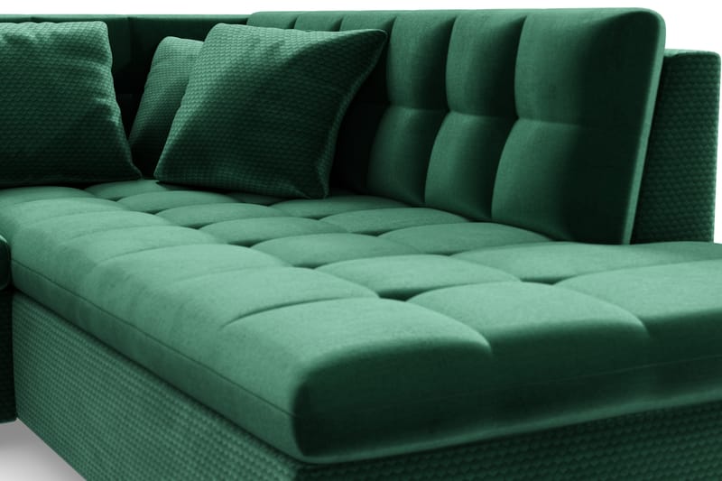 Sororia Hjørnesovesofa Divan Venstre - Møbler - Sofaer - Fløyelssofaer