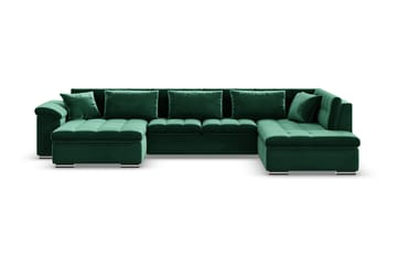 Sororia Hjørnesovesofa Divan Venstre - Møbler - Sofaer - Fløyelssofaer