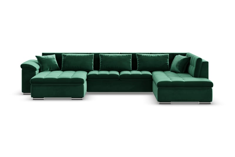 Sororia Hjørnesovesofa Divan Venstre - Møbler - Sofaer - Fløyelssofaer