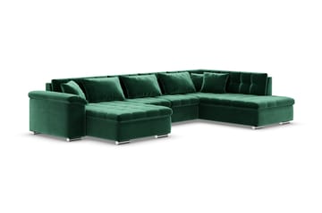 Sororia Hjørnesovesofa Divan Venstre - Møbler - Sofaer - Fløyelssofaer