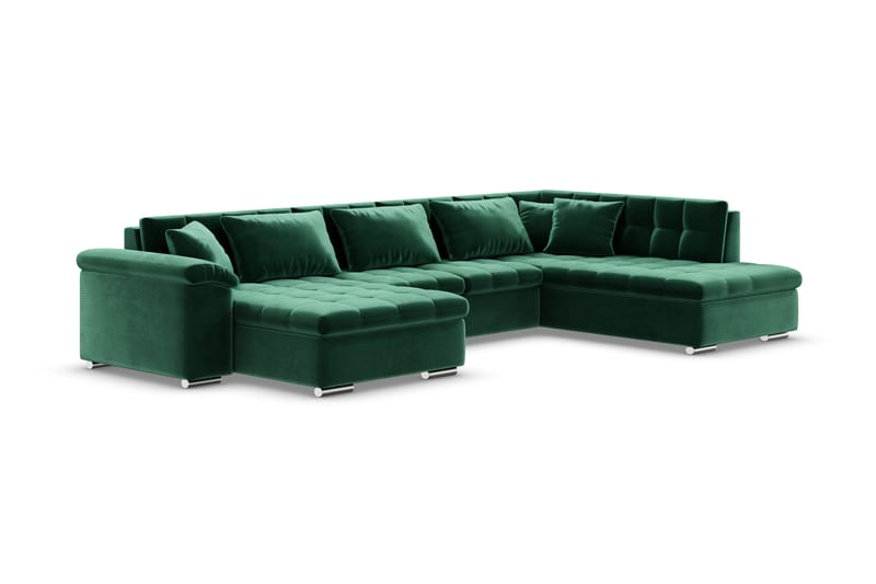 Sororia Hjørnesovesofa Divan Venstre - Møbler - Sofaer - Fløyelssofaer
