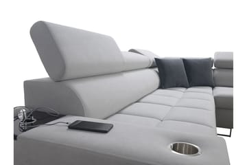 Sovesofa m. sjeselong Torretta L-formet - Møbler - Sofaer - Fløyelssofaer