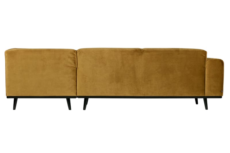 Statement Hjørnesofa Høyre - Honninggul - Møbler - Sofaer - Fløyelssofaer