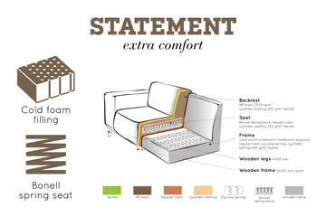 Statement Hjørnesofa Høyre - Taupe - Møbler - Sofaer - Fløyelssofaer